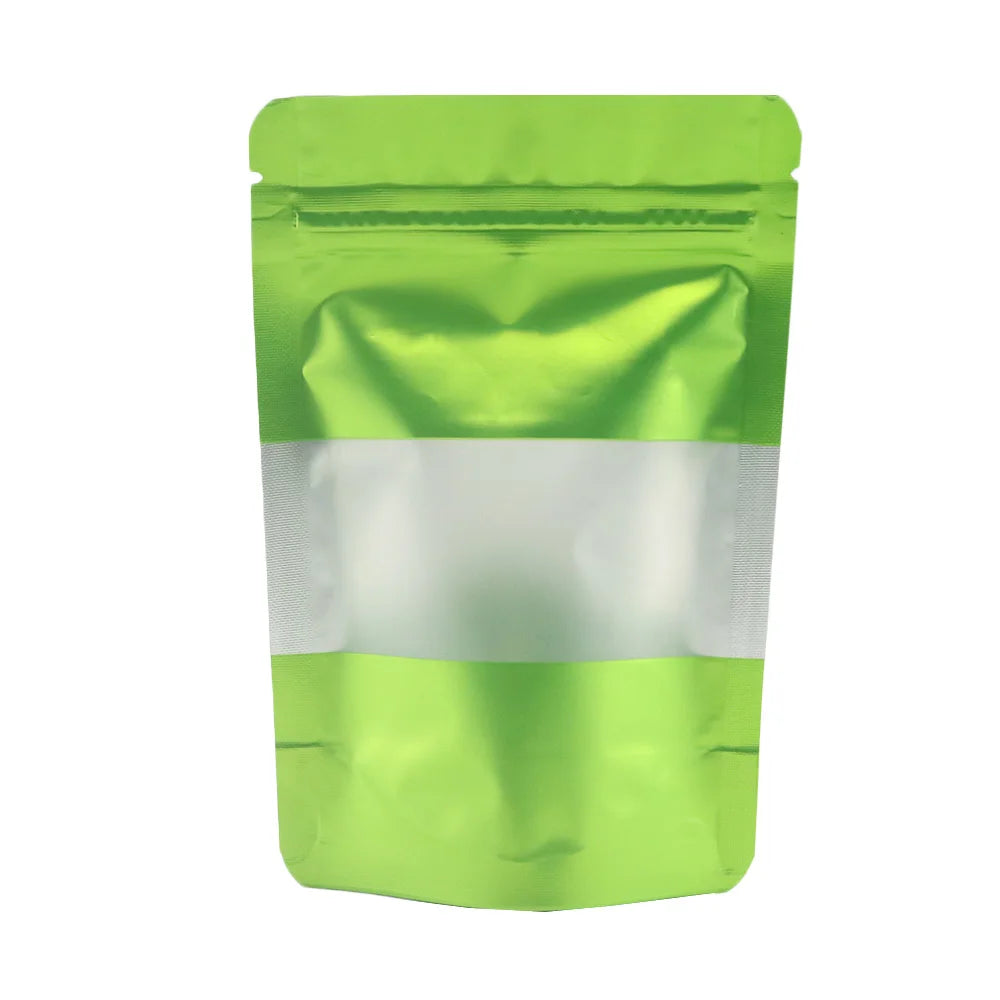 VoluPack Stand Up Reclosable Food Storage Pouches With Clear Window