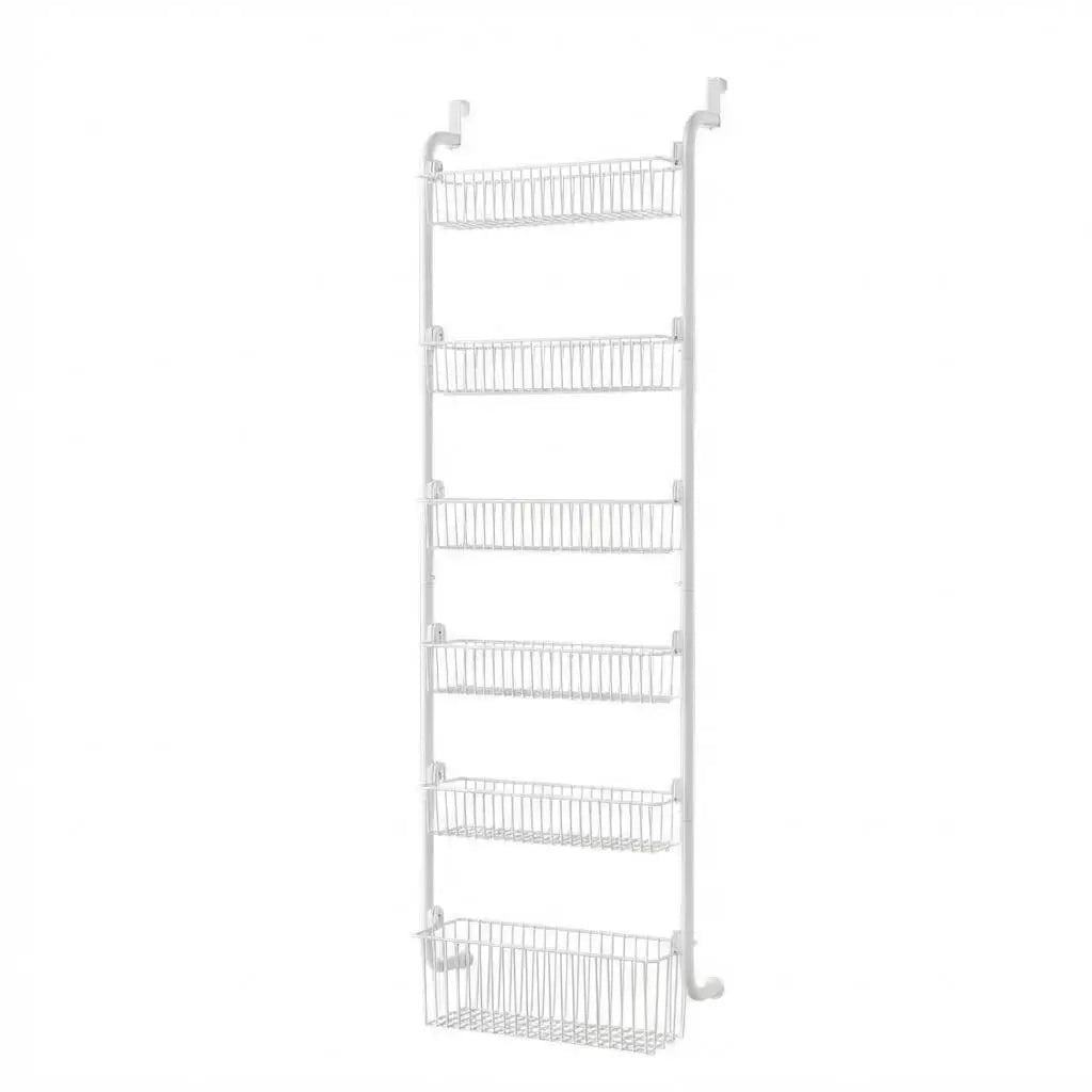 HiMISS Heavy Duty Over The Door Pantry Metal Storage Rack