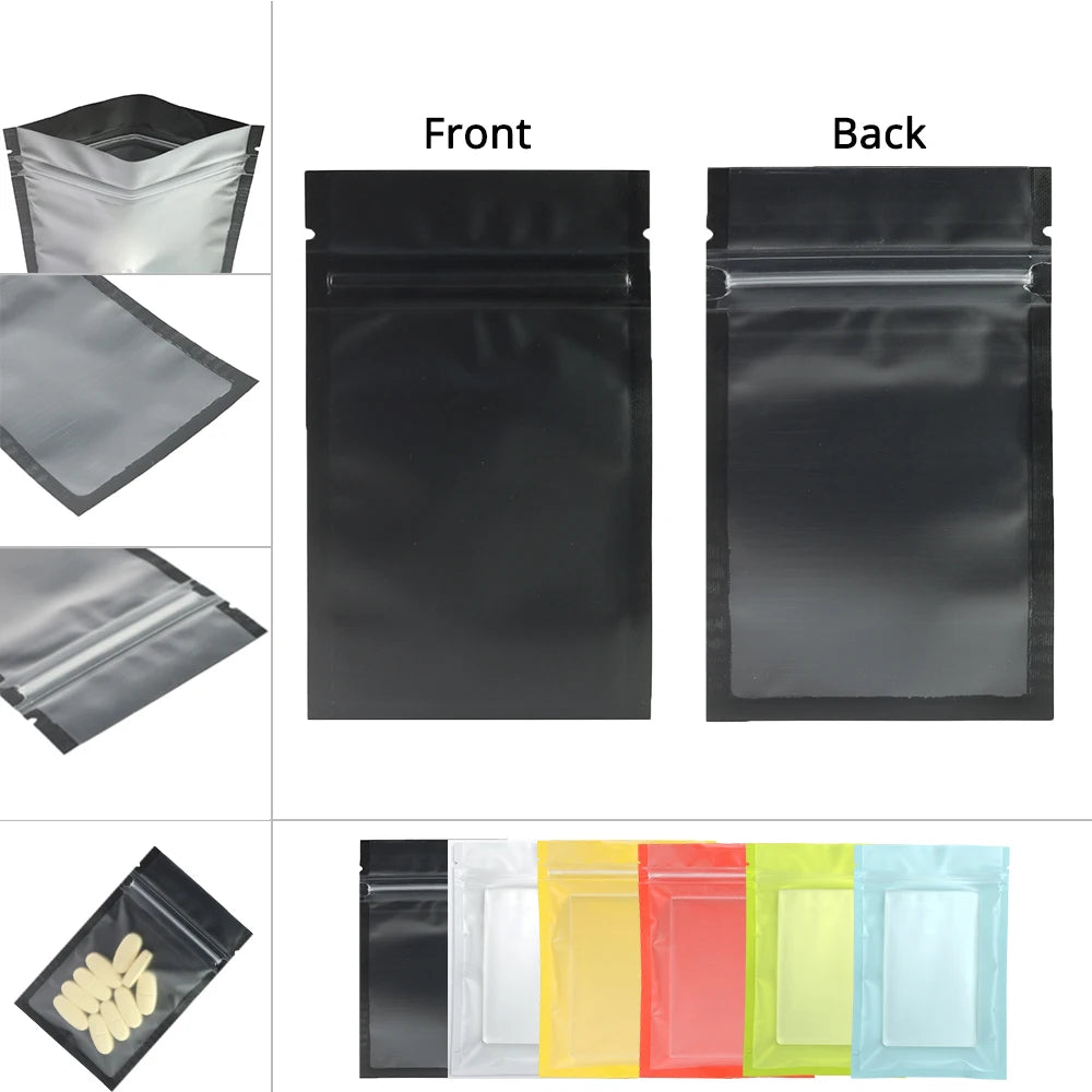 VoluPack Resealable Zip Lock Food Storage Pouches With Frosted Window