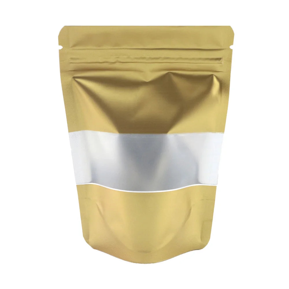 VoluPack Stand Up Reclosable Food Storage Pouches With Clear Window