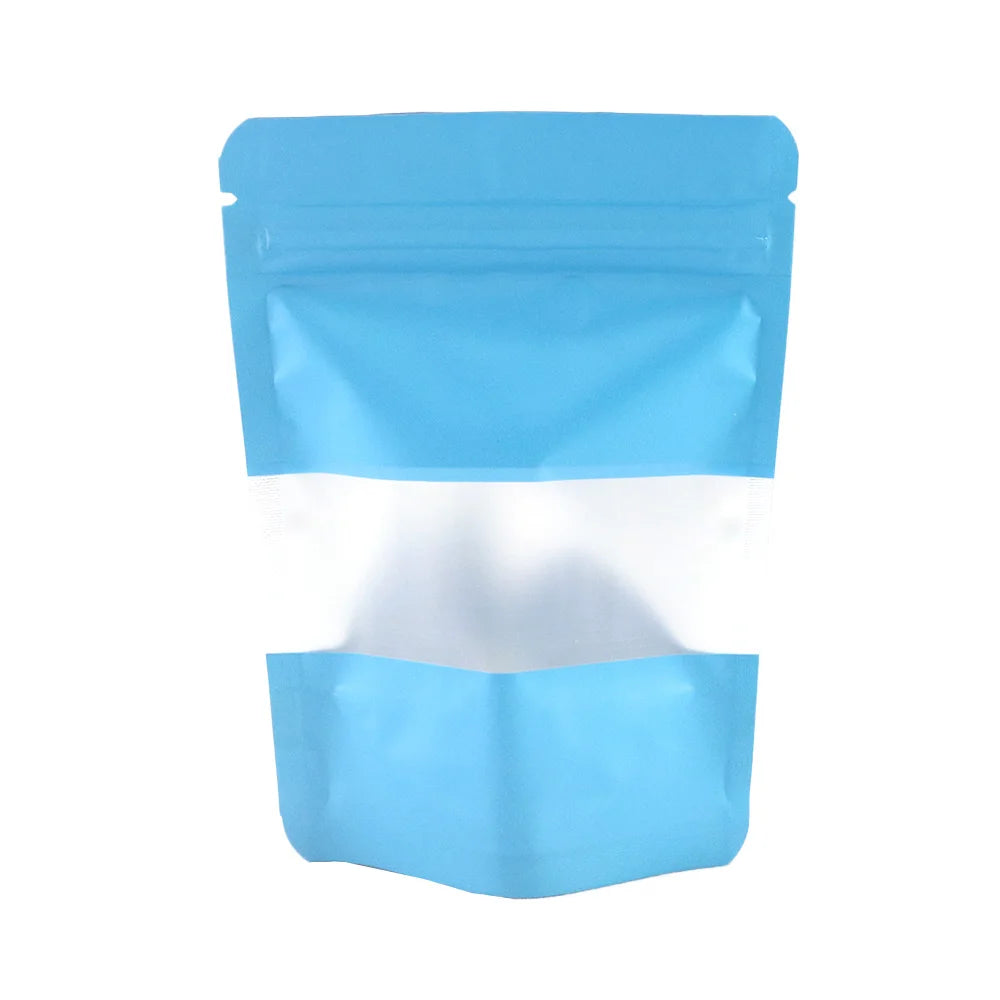 VoluPack Stand Up Reclosable Food Storage Pouches With Clear Window