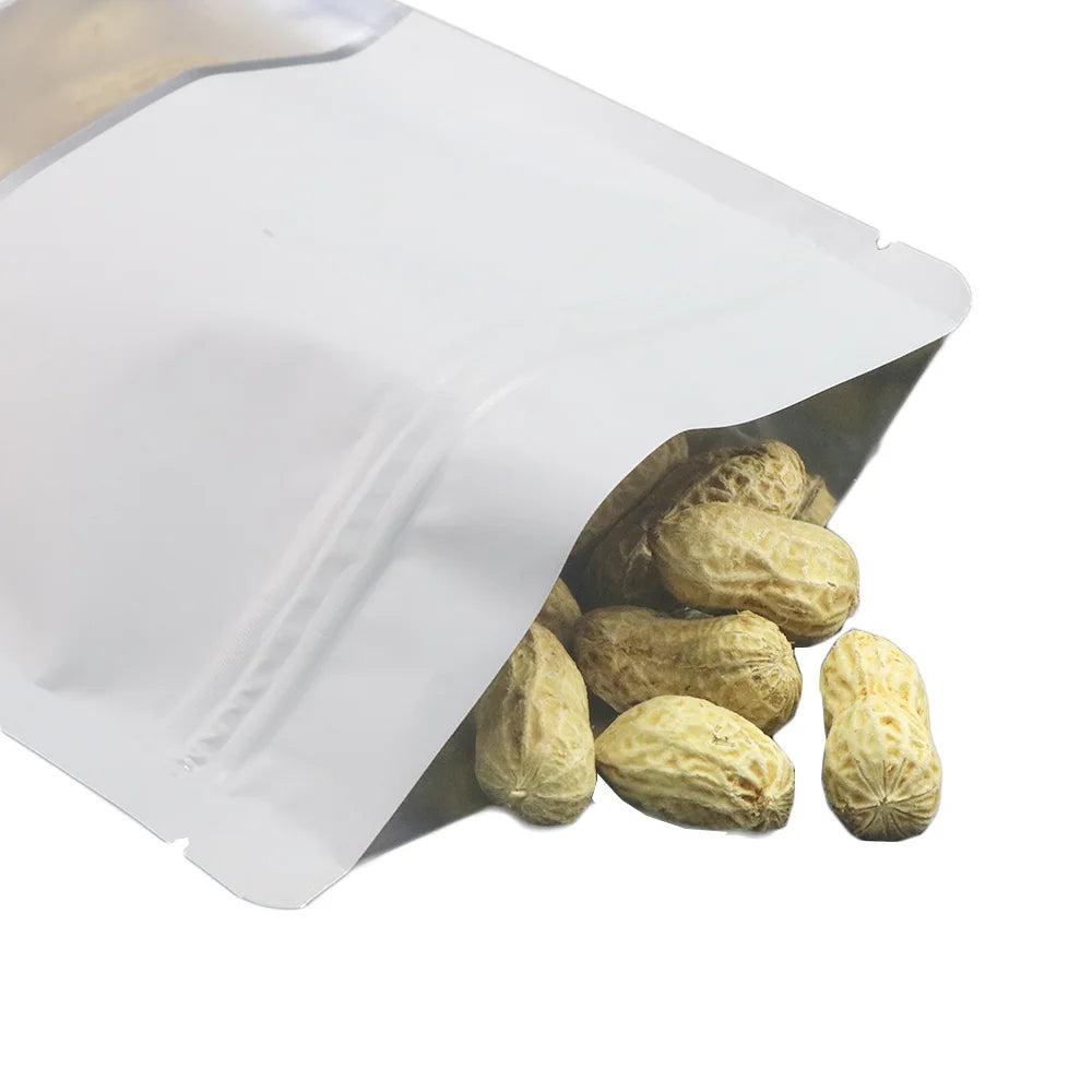 VoluPack Stand Up Reclosable Food Storage Pouches With Clear Window