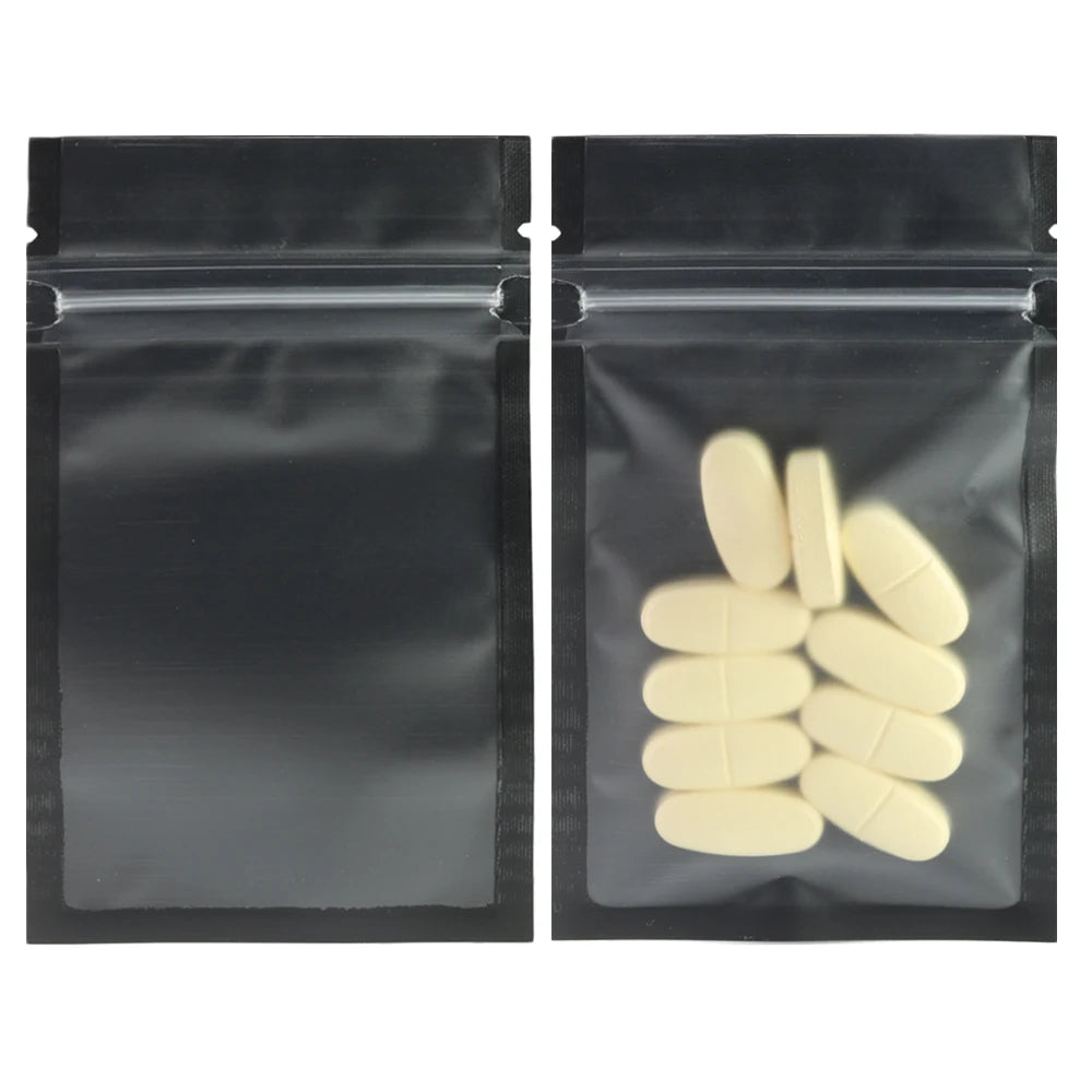VoluPack Resealable Zip Lock Food Storage Pouches With Frosted Window