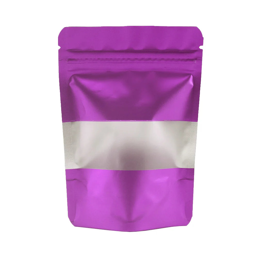 VoluPack Stand Up Reclosable Food Storage Pouches With Clear Window