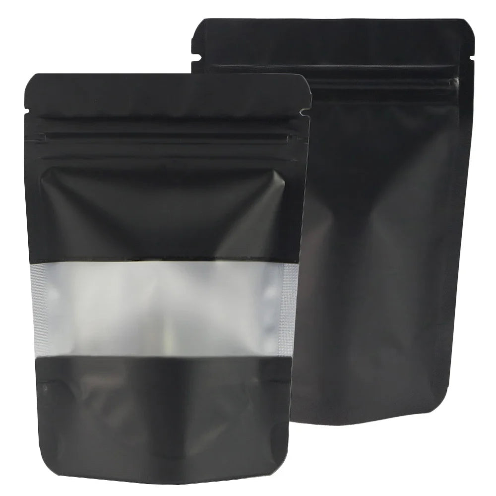 VoluPack Stand Up Reclosable Food Storage Pouches With Clear Window