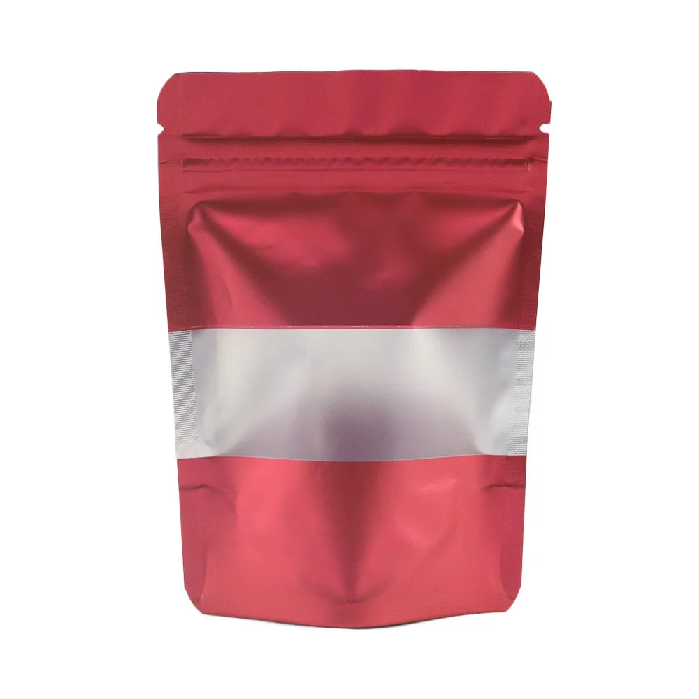 VoluPack Stand Up Reclosable Food Storage Pouches With Clear Window