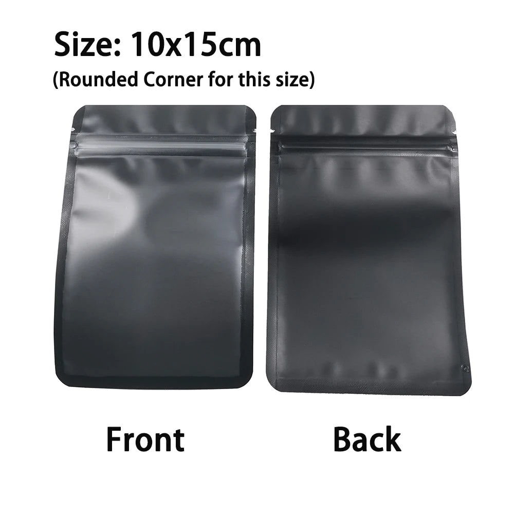 VoluPack Resealable Zip Lock Food Storage Pouches With Frosted Window