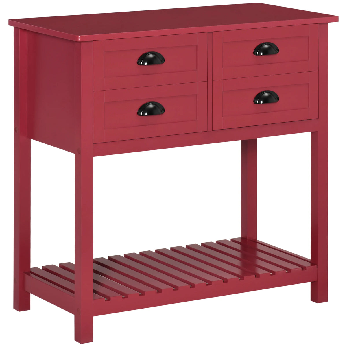 HOMCOM Modern Sideboard Buffet Cabinet With Storage Drawers