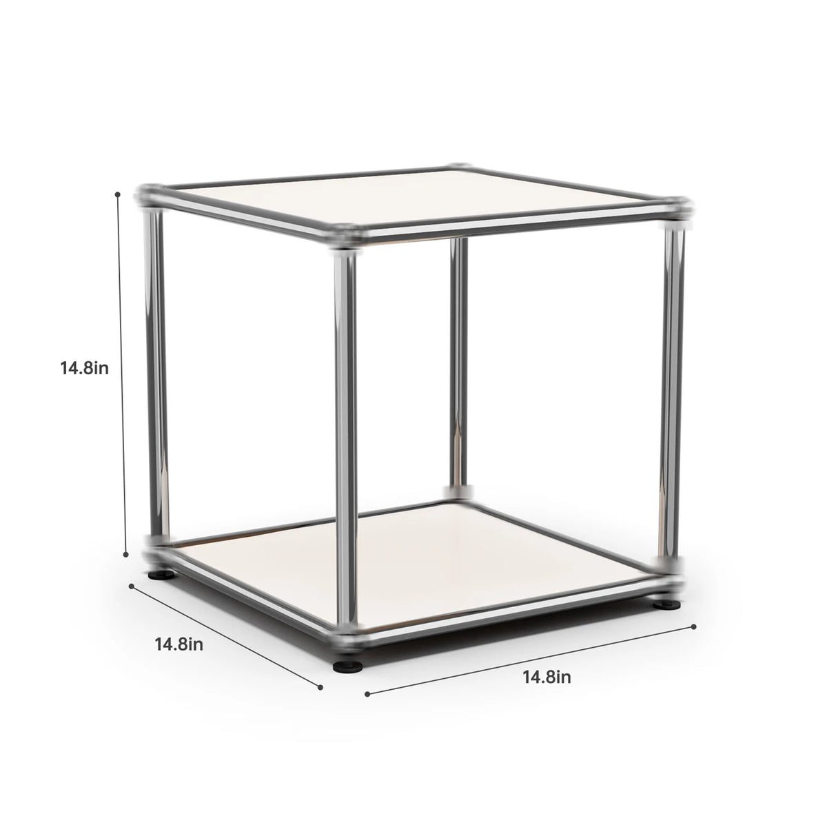 Modern Stainless Steel Storage Cabinet TV Stand Console Organizer