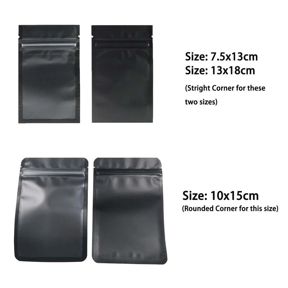 VoluPack Resealable Zip Lock Food Storage Pouches With Frosted Window