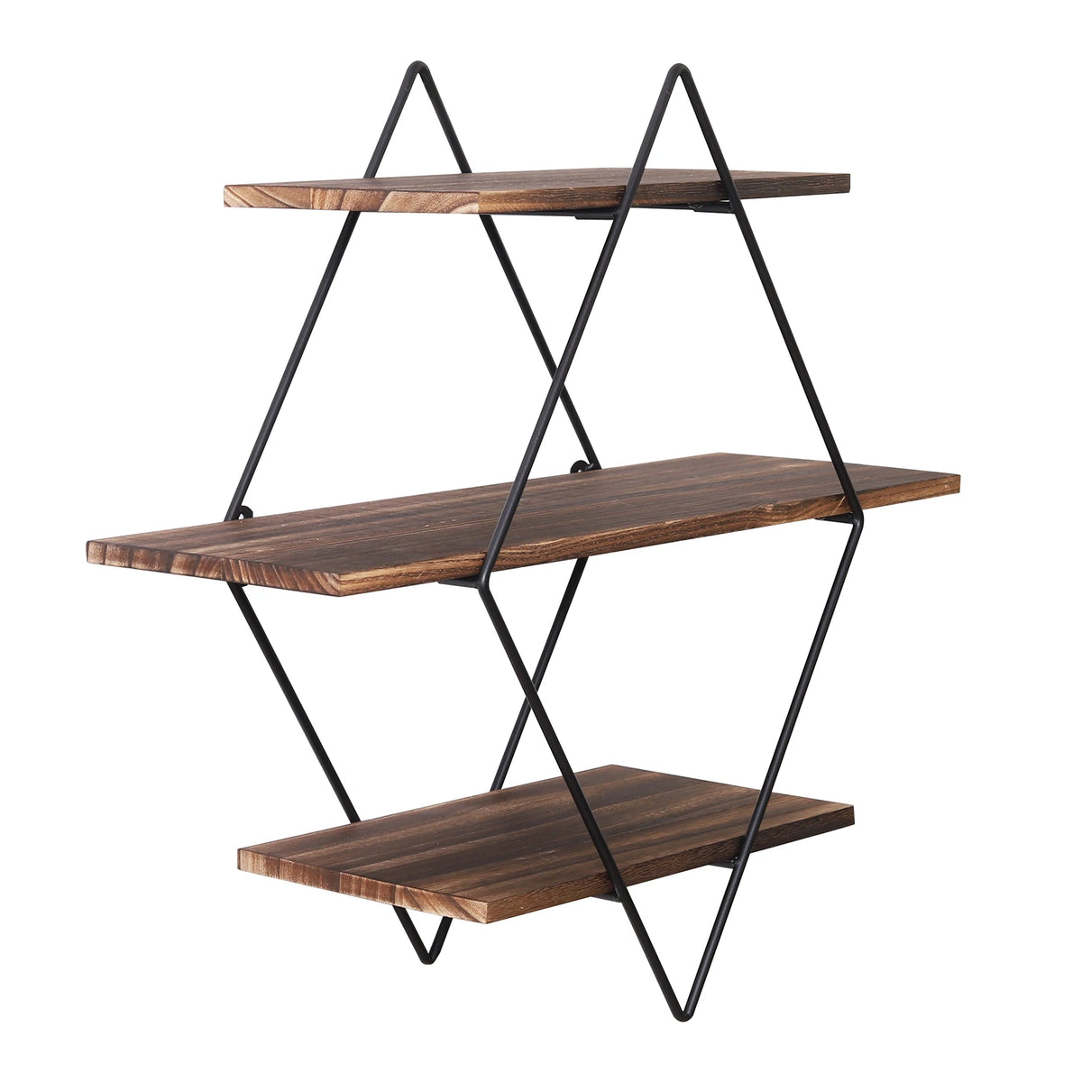 Wall Mounted Rustic Floating Shelves Decorative Wooden Kitchen Display Shelf