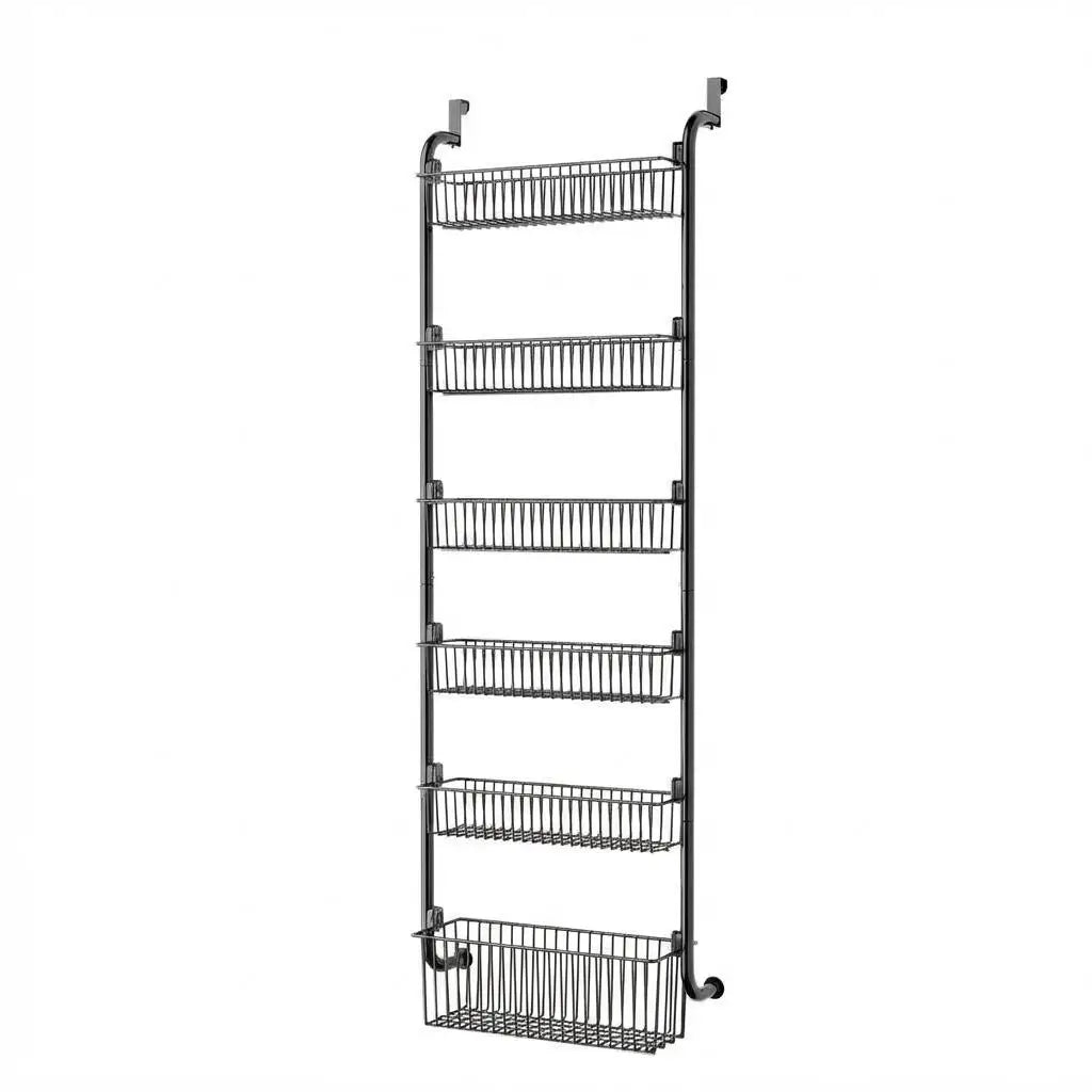 HiMISS Heavy Duty Over The Door Pantry Metal Storage Rack