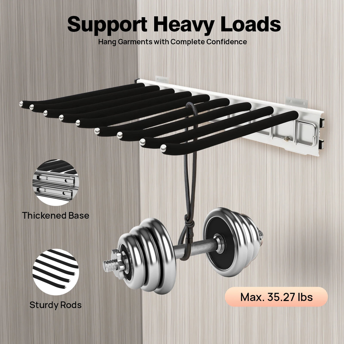 Sliding Trouser Hanger With Flocked Bars For Wardrobe Pants Organization