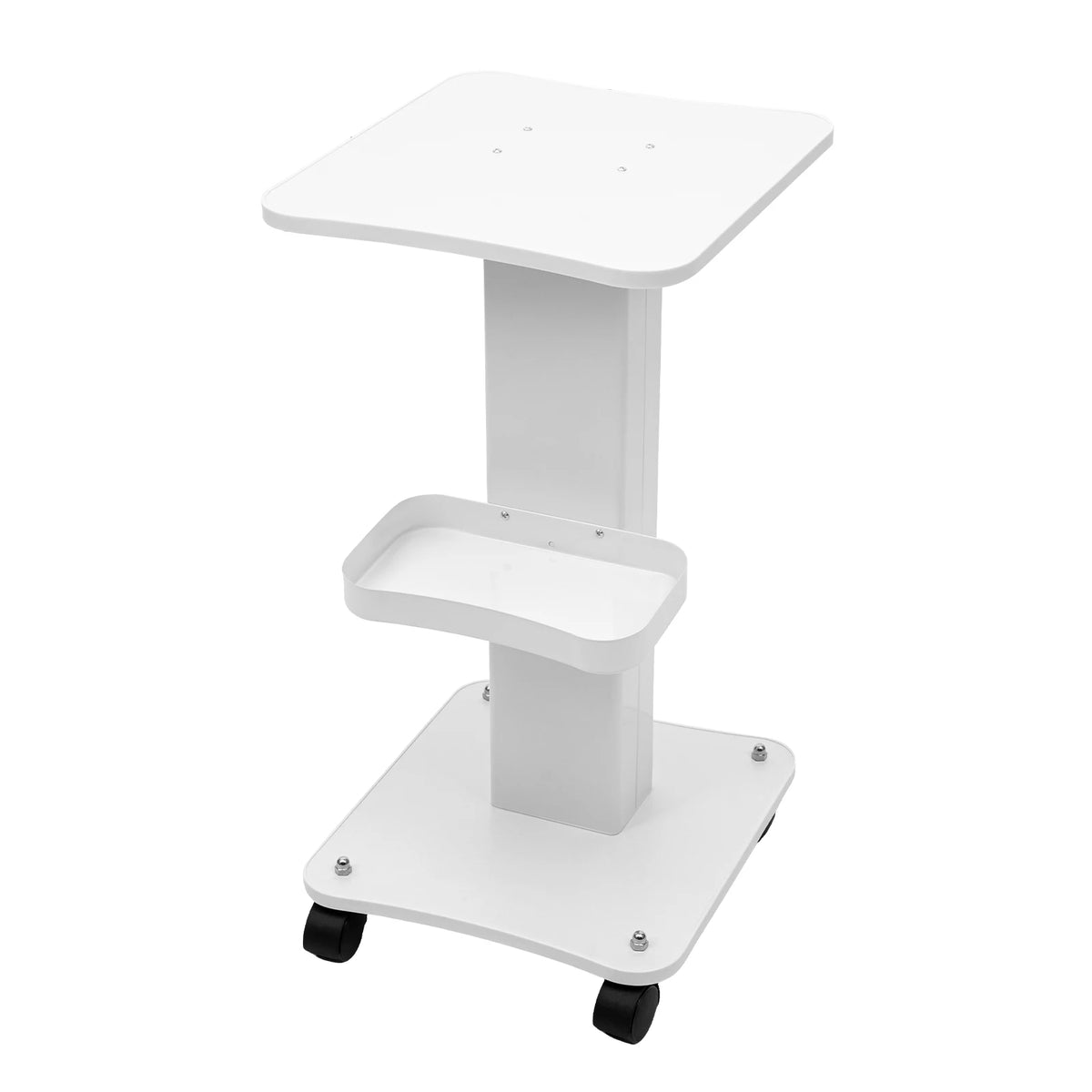 Premium Abs Beauty Salon Trolley Pedestal Commercial Grade Cart