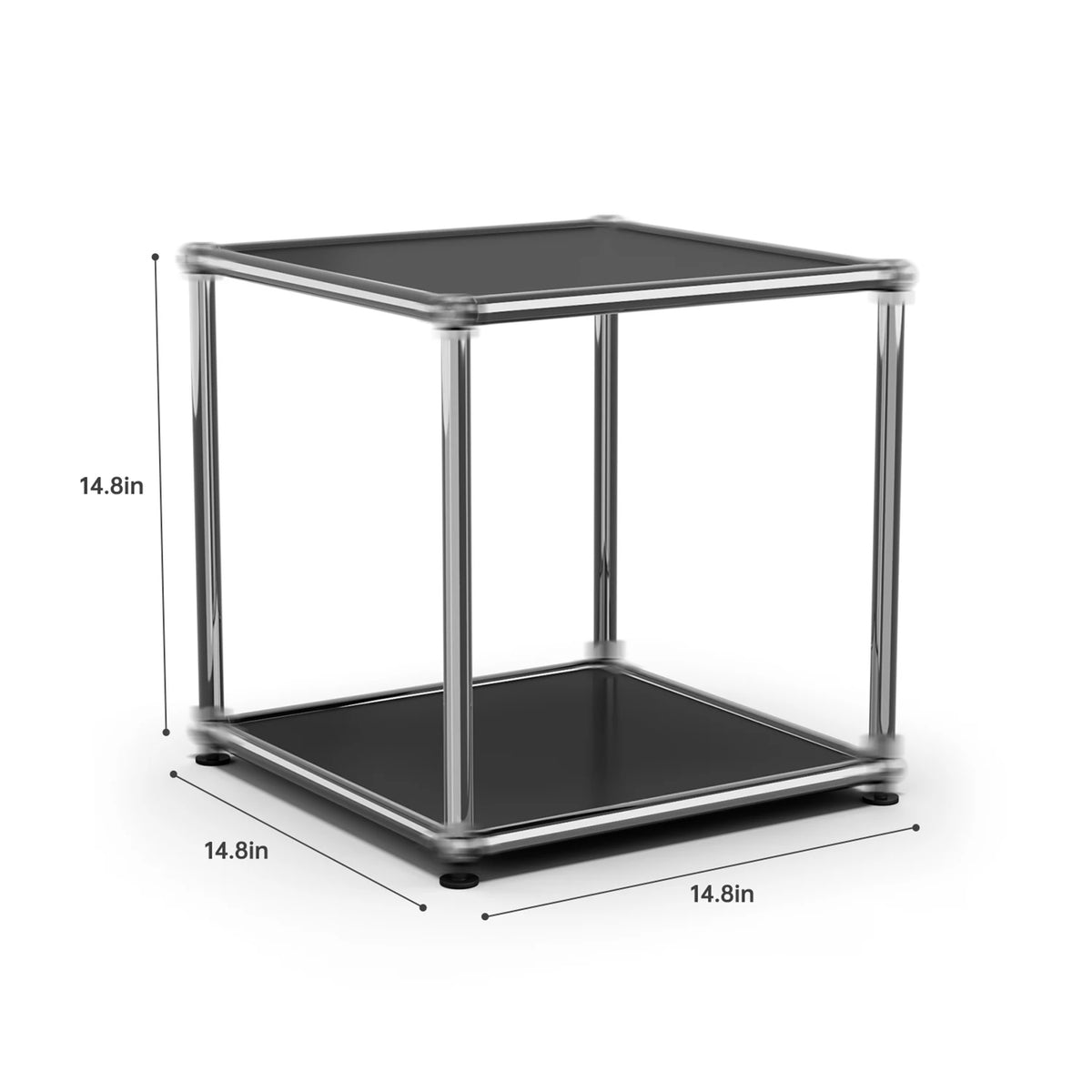 Modern Stainless Steel Storage Cabinet TV Stand Console Organizer