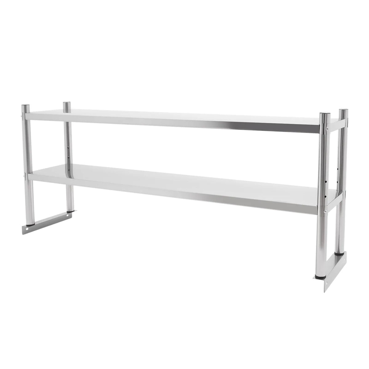 Stainless Steel Two Tier Adjustable Heavy Duty Storage Shelf Rack